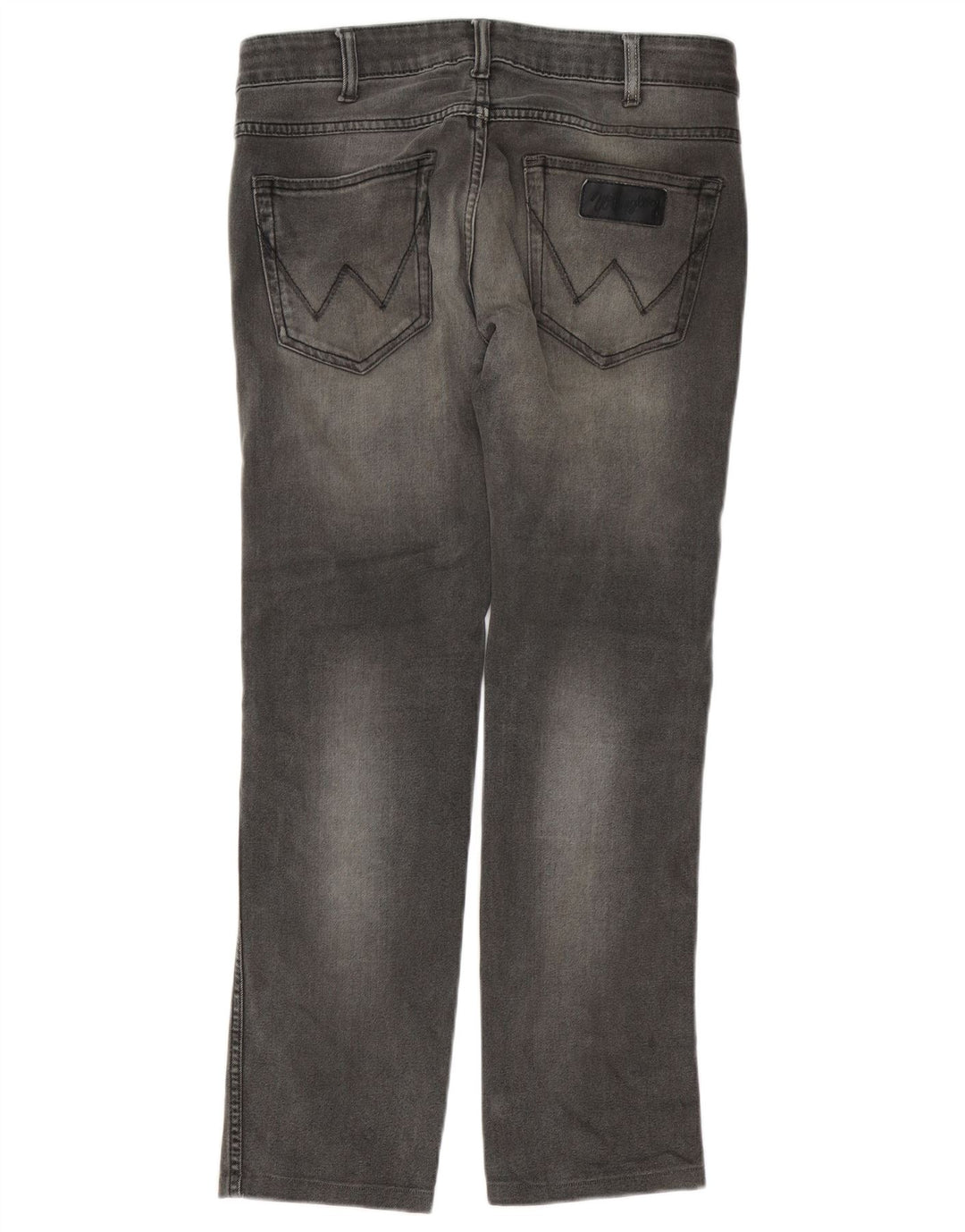 WRANGLER Mens Skanders Straight Jeans W32 L29 Grey Cotton