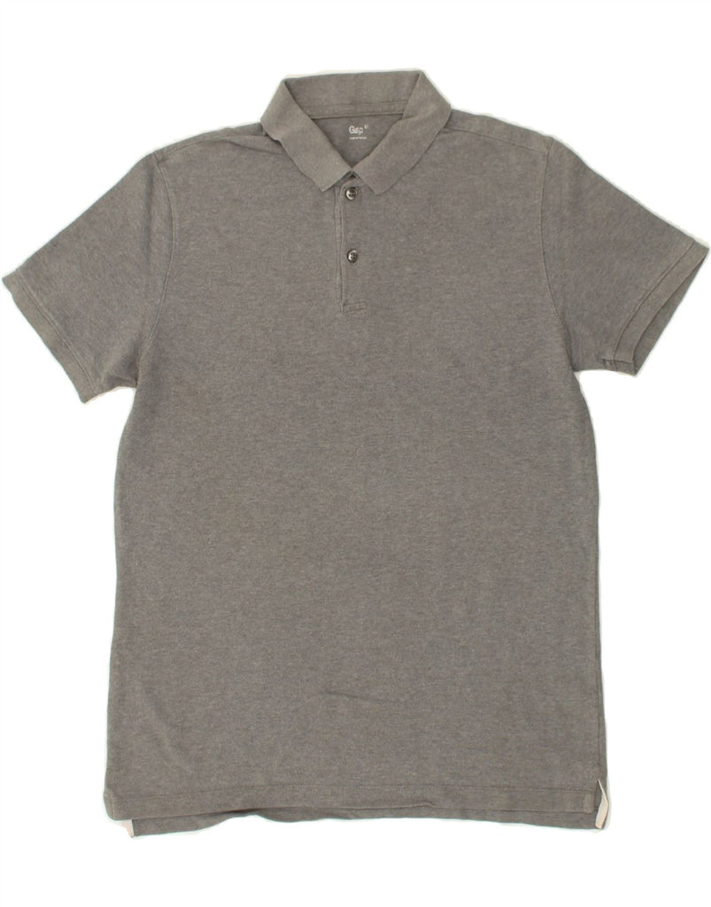 GAP Mens Polo Shirt Medium Grey Cotton | Vintage Gap | Thrift | Second-Hand Gap | Used Clothing | Messina Hembry 