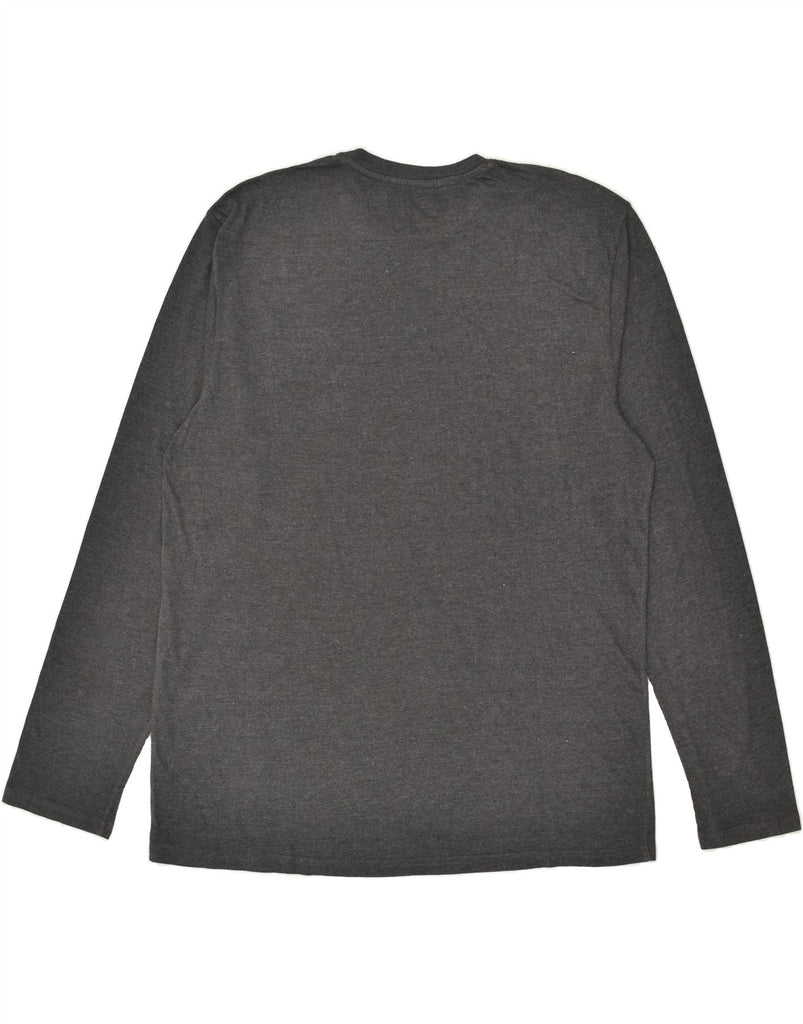 GAP Mens Top Long Sleeve 2XL Grey Cotton | Vintage Gap | Thrift | Second-Hand Gap | Used Clothing | Messina Hembry 