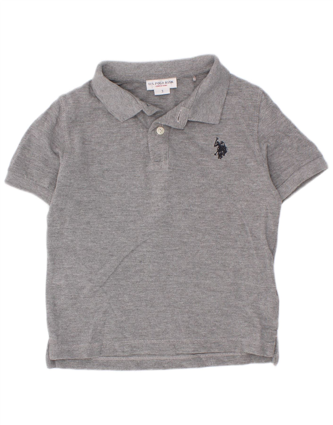 U.S. Polo Assn. Boys Shirt 2-3 Years Grey Cotton