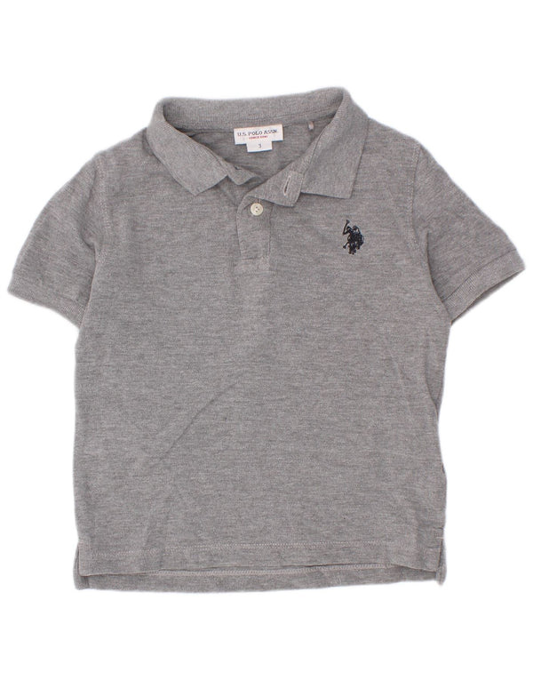 U.S. Polo Assn. Boys Shirt 2-3 Years Grey Cotton