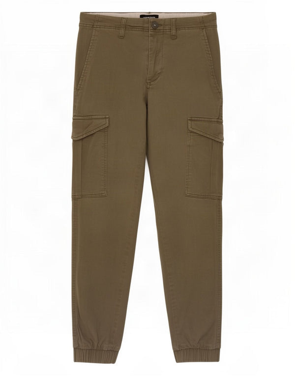 Jack & Jones Mens Marco Slim Joggers Cargo Trousers W30 L30 Khaki Cotton