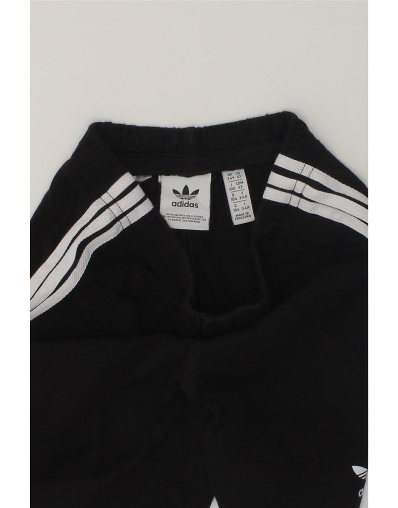 ADIDAS Boys Sport Shorts 3-4 Years Black | Vintage Adidas | Thrift | Second-Hand Adidas | Used Clothing | Messina Hembry 