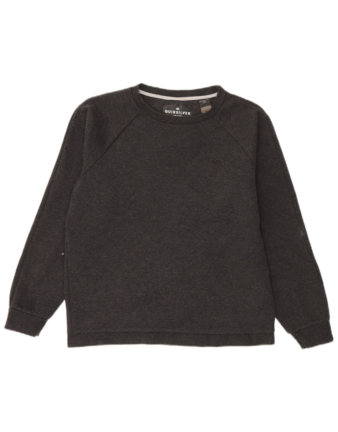 Quiksilver Mens Sweatshirt Jumper Medium Grey Flecked Polyester