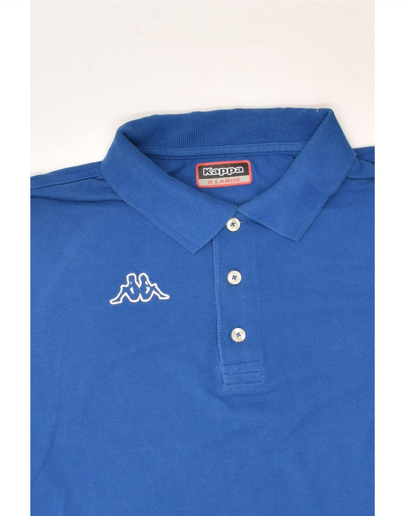 KAPPA Mens Polo Shirt XL Blue Cotton | Vintage Kappa | Thrift | Second-Hand Kappa | Used Clothing | Messina Hembry 