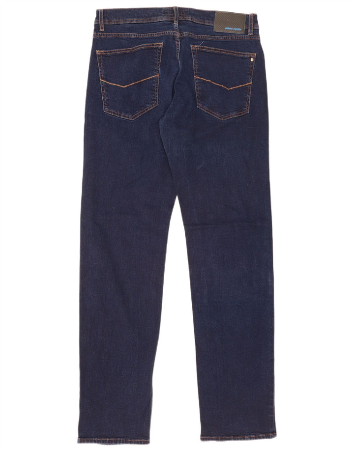 Pierre Cardin Mens Slim Jeans W34 L34 Navy Blue