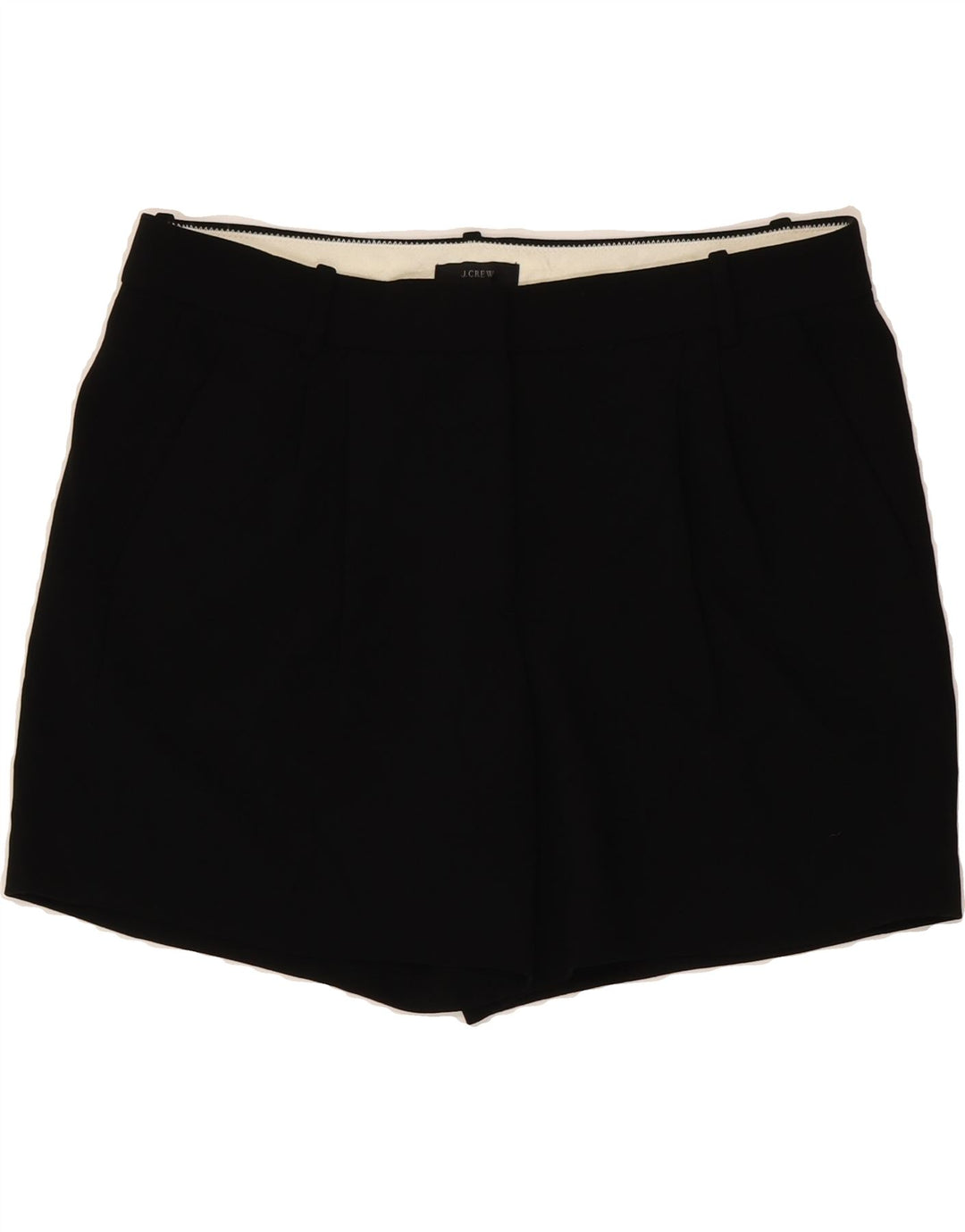 J. CREW Womens Pegged Chino Shorts US 8 Medium W34 Black Polyester Vintage J. Crew and Second-Hand J. Crew from Messina Hembry 