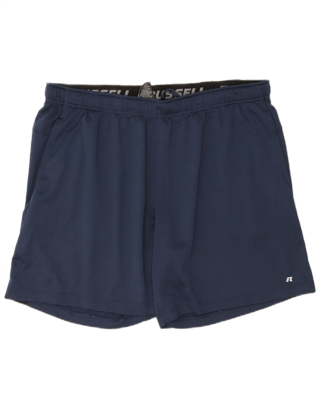 Russell Athletic Mens Dri-Power Sport Shorts 2XL Navy Blue Colourblock