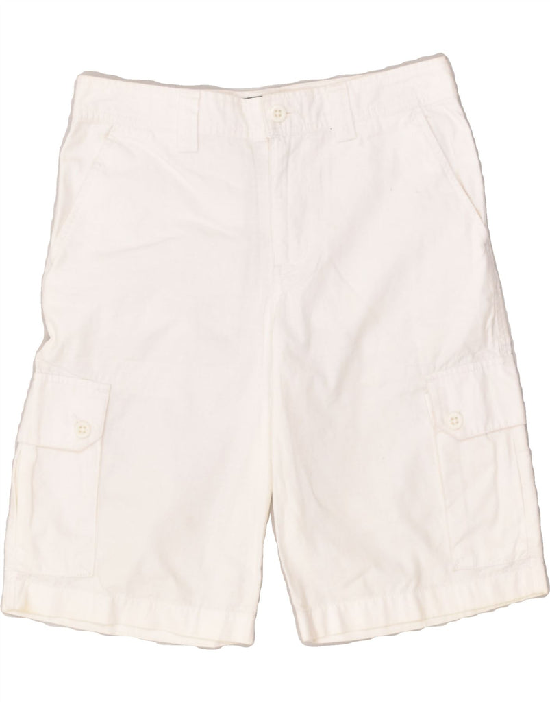 POLO RALPH LAUREN Girls Cargo Shorts 13-14 Years W28 White Cotton | Vintage Polo Ralph Lauren | Thrift | Second-Hand Polo Ralph Lauren | Used Clothing | Messina Hembry 