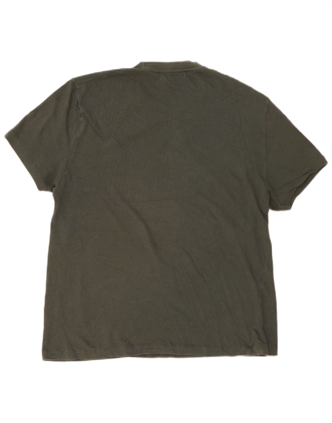 Zara Mens T-Shirt Top Large Khaki