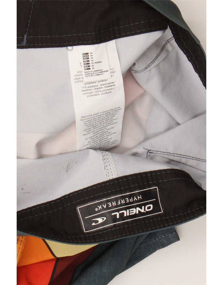 O'Neill Mens Swimming Shorts Medium  Multicoloured Striped Polyester