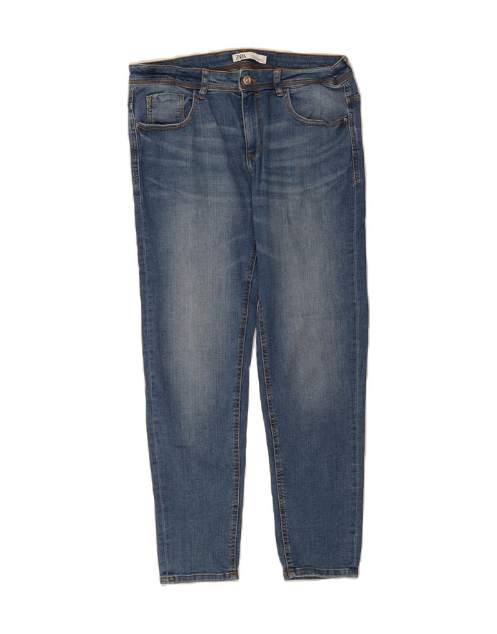 ZARA Womens Slim Jeans EU 42 Large W32 L28 Blue Vintage Zara and Second-Hand Zara from Messina Hembry 