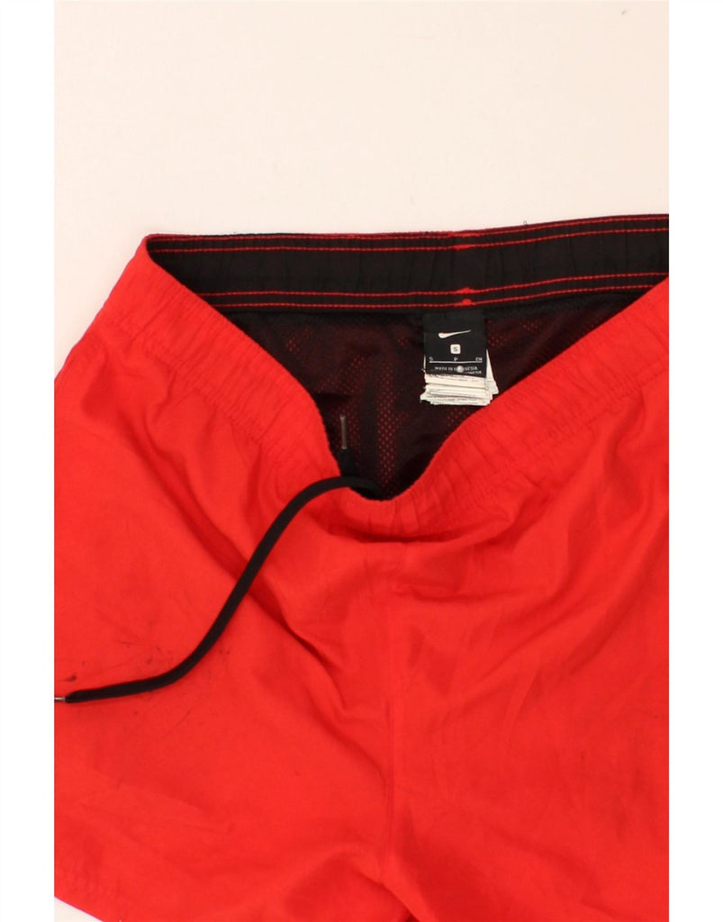 NIKE Mens Sport Shorts Small Red Polyester Vintage Nike and Second-Hand Nike from Messina Hembry 