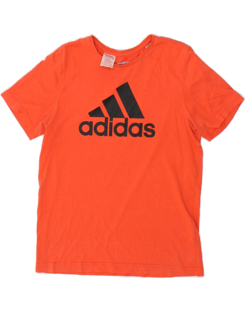 ADIDAS Boys Climalite Graphic T-Shirt Top 13-14 Years Red Cotton | Vintage Adidas | Thrift | Second-Hand Adidas | Used Clothing | Messina Hembry 