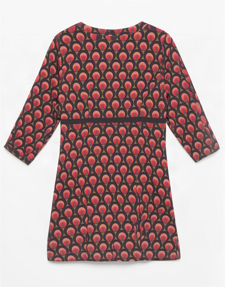 Boden Womens Abstract Pattern Basic Dress UK 14 Large Multicoloured