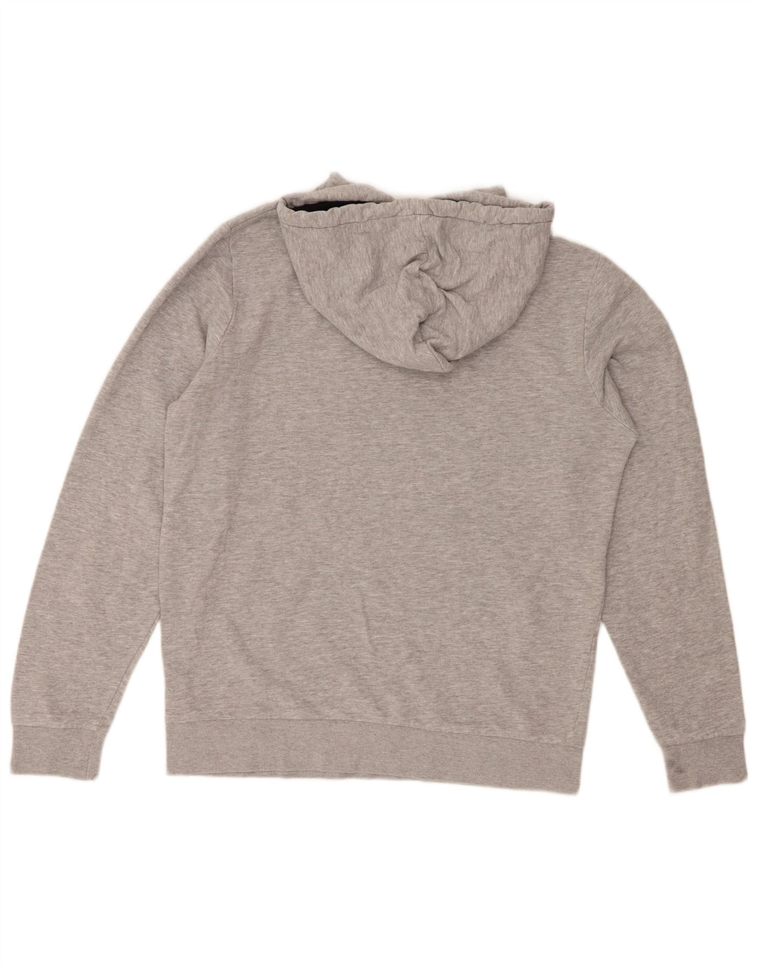 Jack & Jones Mens Graphic Hoodie Jumper Large Grey Colourblock