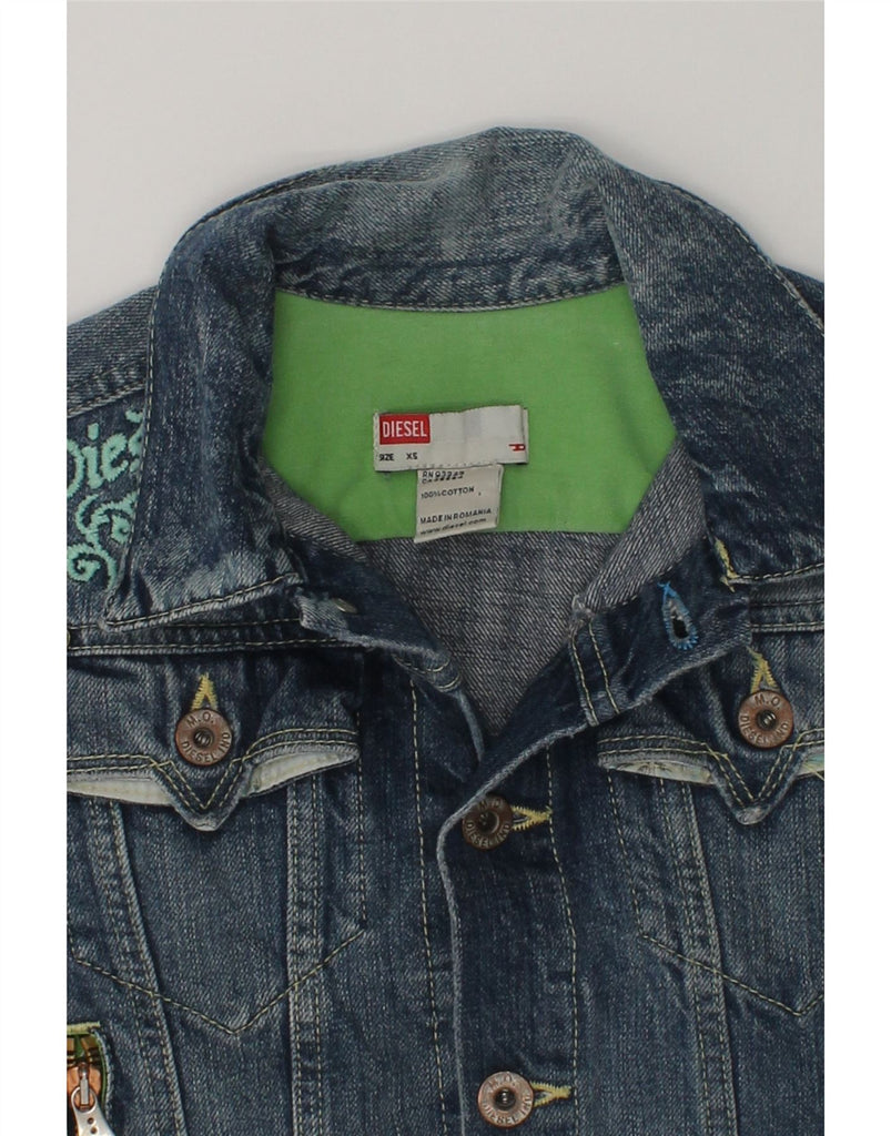 DIESEL Boys Denim Jacket 5-6 Years XS Blue Cotton | Vintage Diesel | Thrift | Second-Hand Diesel | Used Clothing | Messina Hembry 