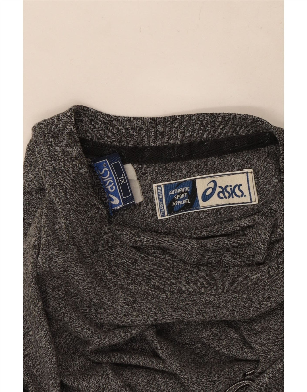Asics Mens T-Shirt Top XL Grey Flecked