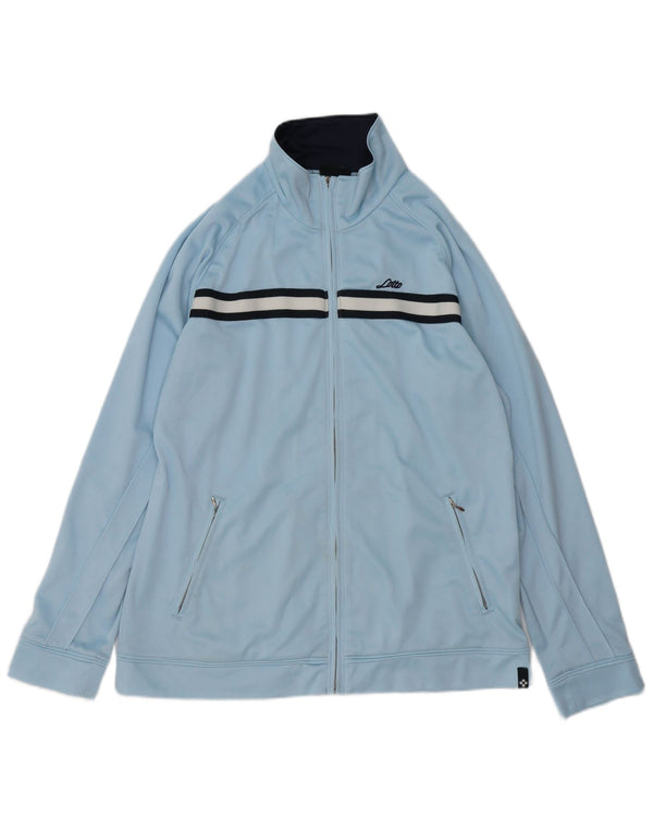 Lotto Womens Tracksuit Top Jacket UK 20 2XL Blue