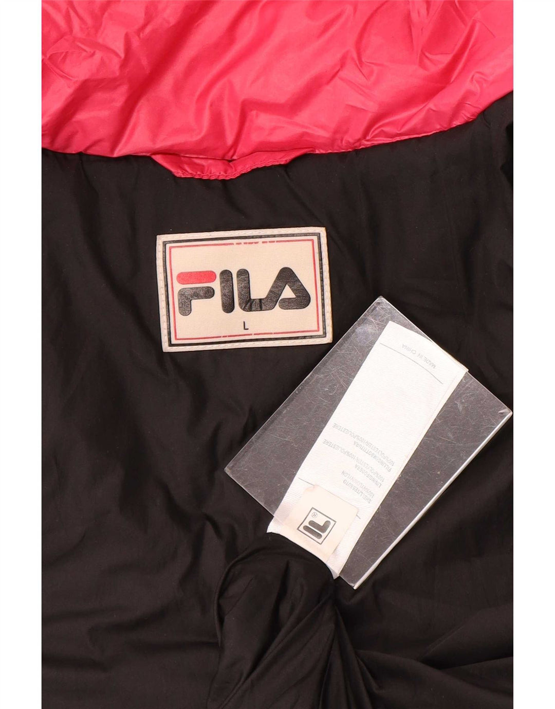 Fila Womens Padded Jacket UK 16 Large Multicoloured Colourblock Polyester