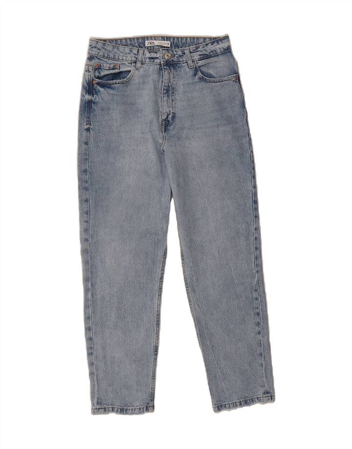 ZARA Womens High Rise Tapered Jeans EU 40 Medium W28 L28 Blue Vintage Zara and Second-Hand Zara from Messina Hembry 