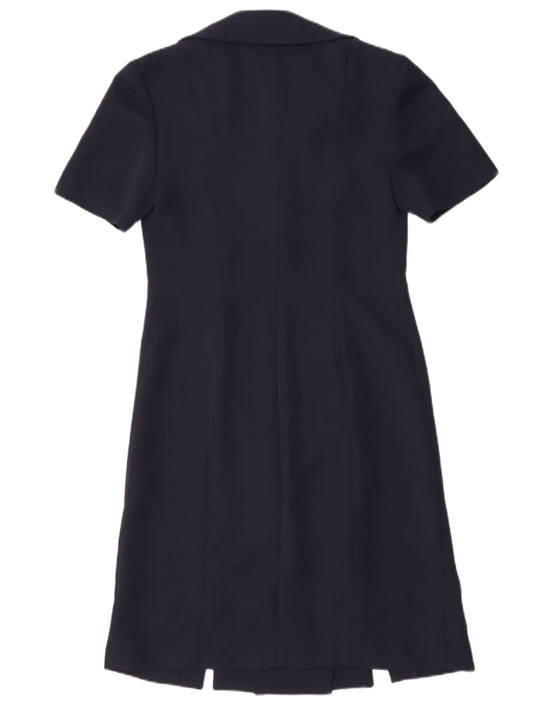 LUISA SPAGNOLI Womens Double Breasted Shirt Dress IT 42 Medium Navy Blue