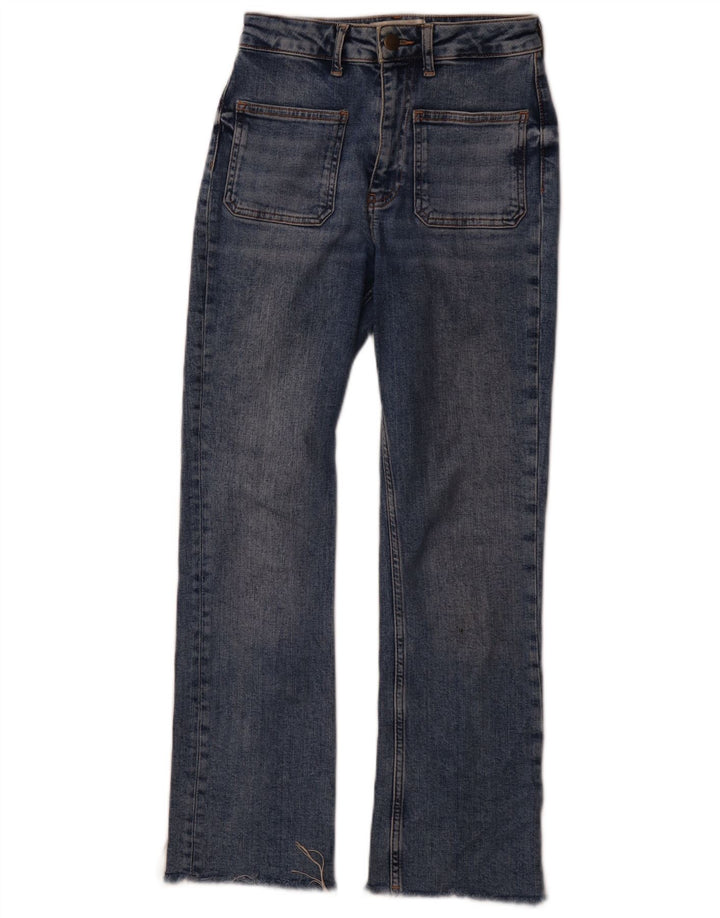 ZARA Womens Straight Jeans EU 34 2XS W24 L25 Blue