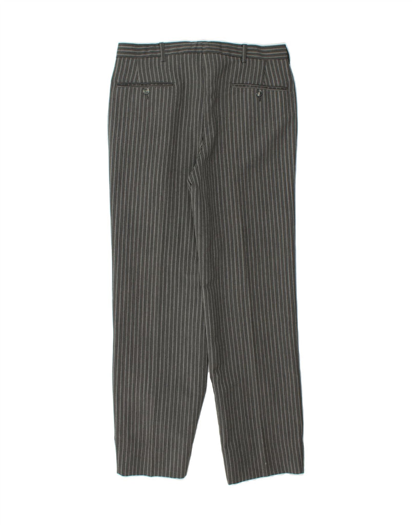 GALTRUCCO  Mens Pegged Suit Trousers W32 L30  Grey Striped Vintage Galtrucco and Second-Hand Galtrucco from Messina Hembry 