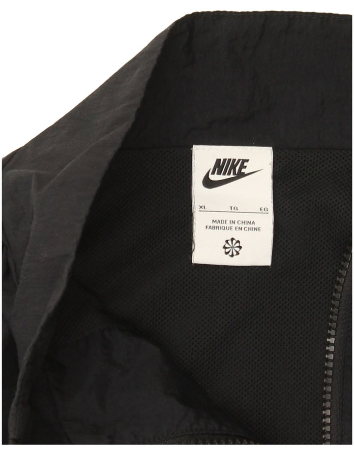 Nike Mens Graphic Loose Fit Tracksuit Top Jacket XL Black