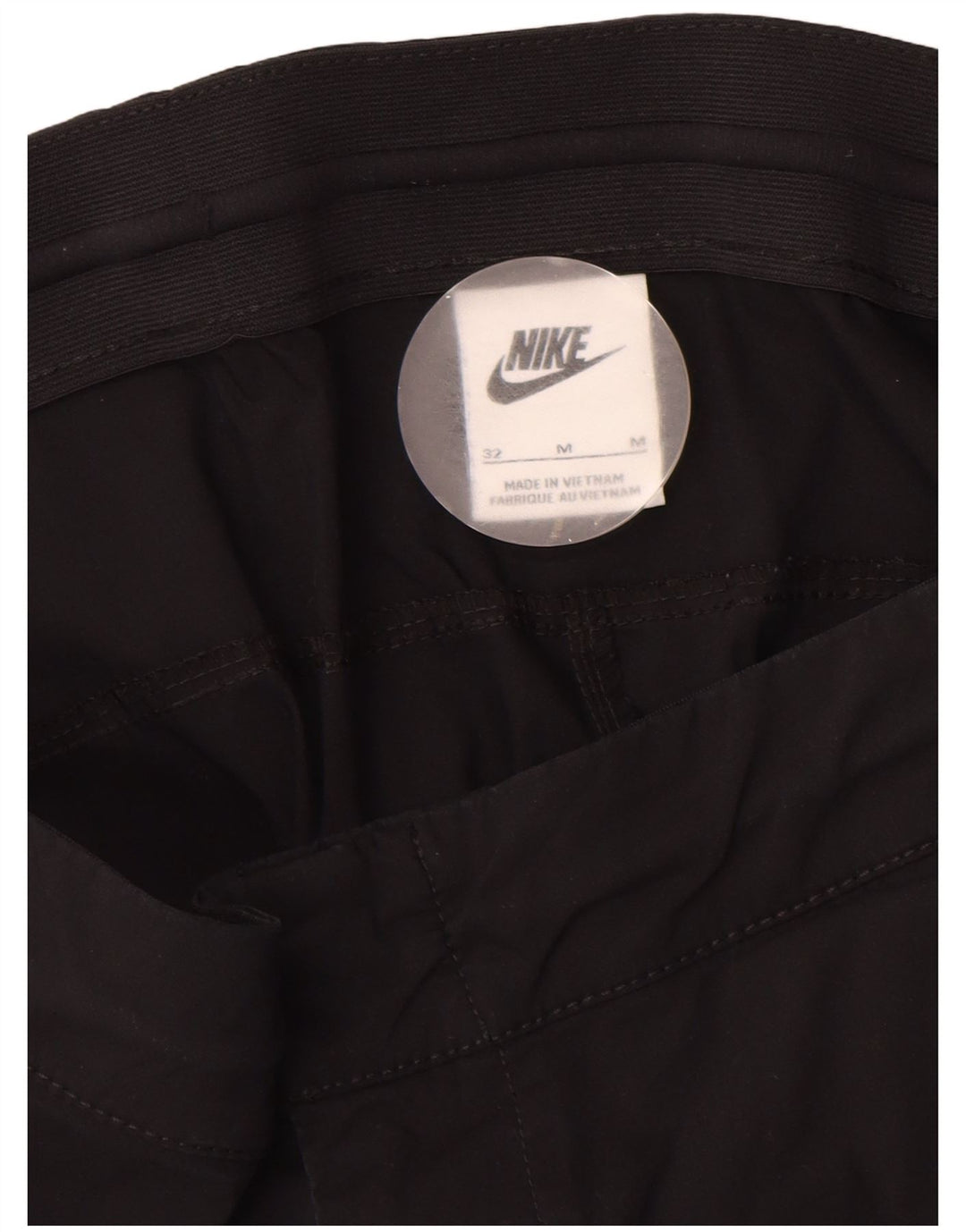 Nike Mens Tapered Cargo Trousers W32 L27 Black Cotton