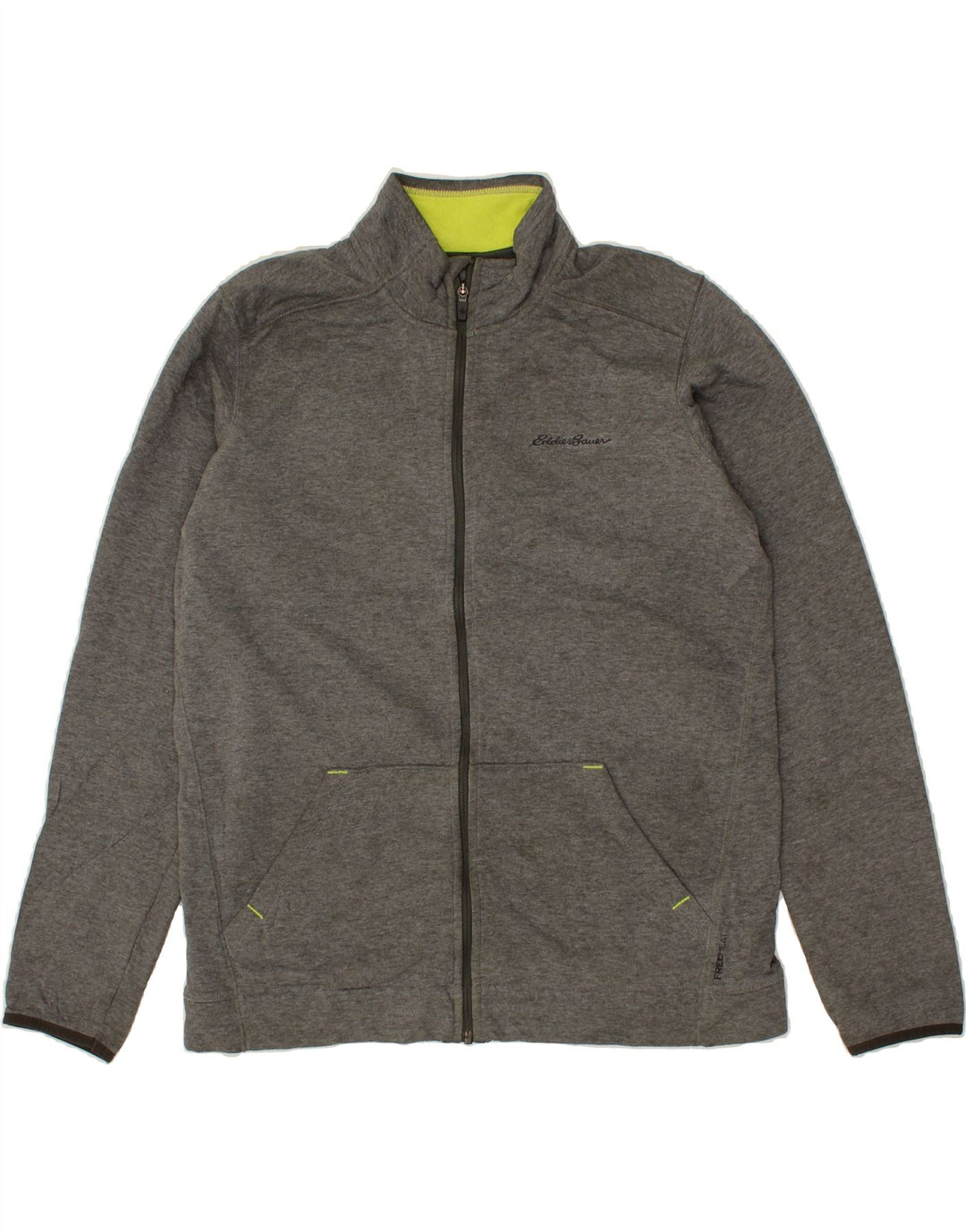 EDDIE BAUER Mens Tracksuit Top Jacket Large Grey Cotton Vintage Eddie Bauer and Second-Hand Eddie Bauer from Messina Hembry 