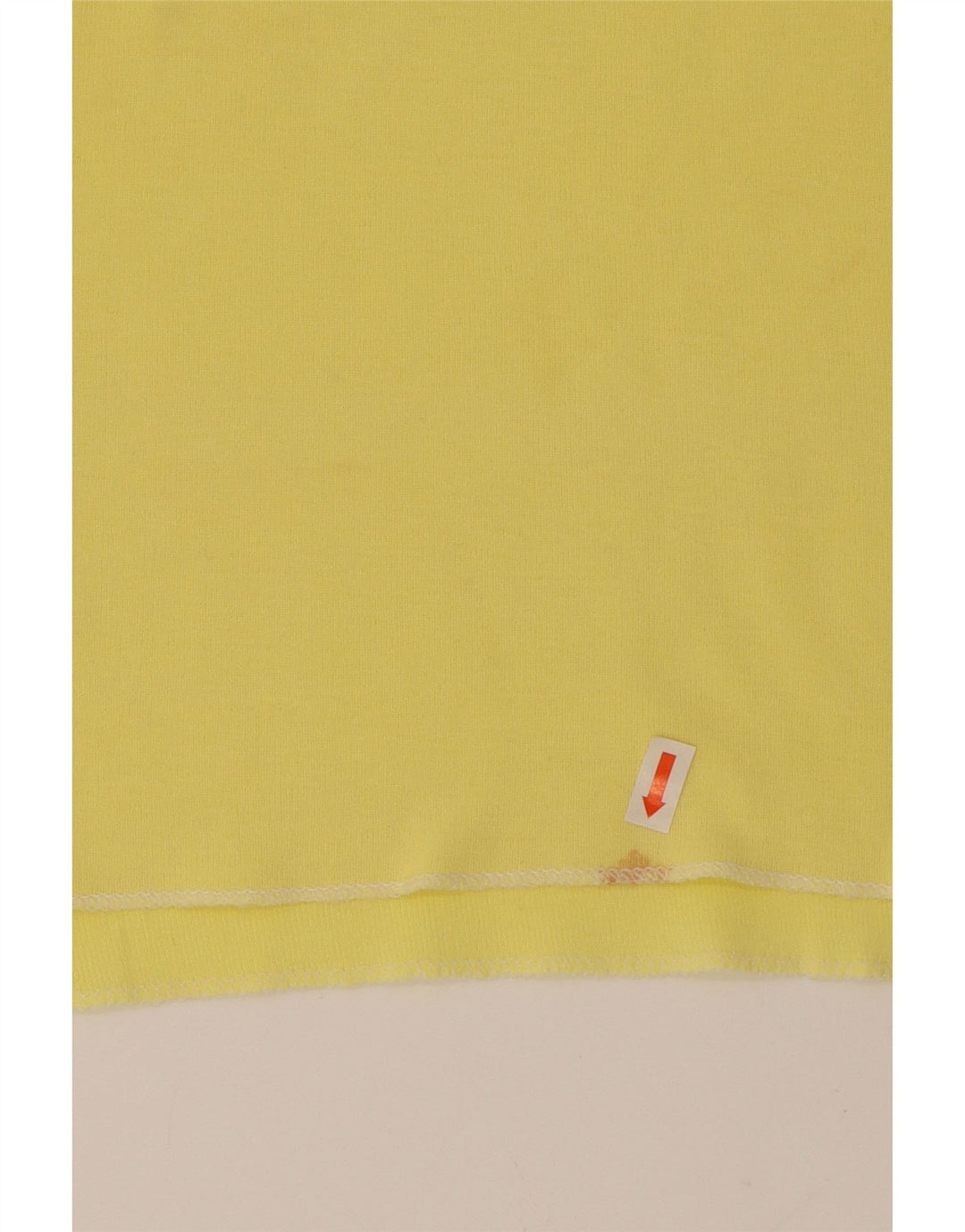 BENETTON Mens T-Shirt Top Medium Yellow Cotton Vintage Benetton and Second-Hand Benetton from Messina Hembry 