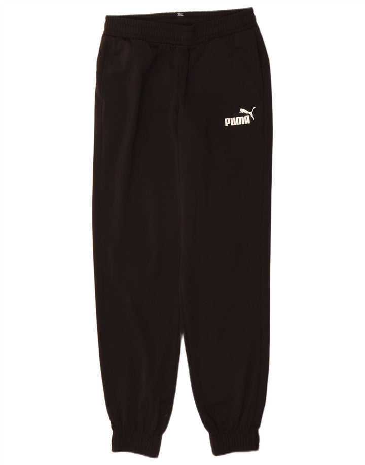 Puma Boys Tracksuit Trousers Joggers 13-14 Years Black