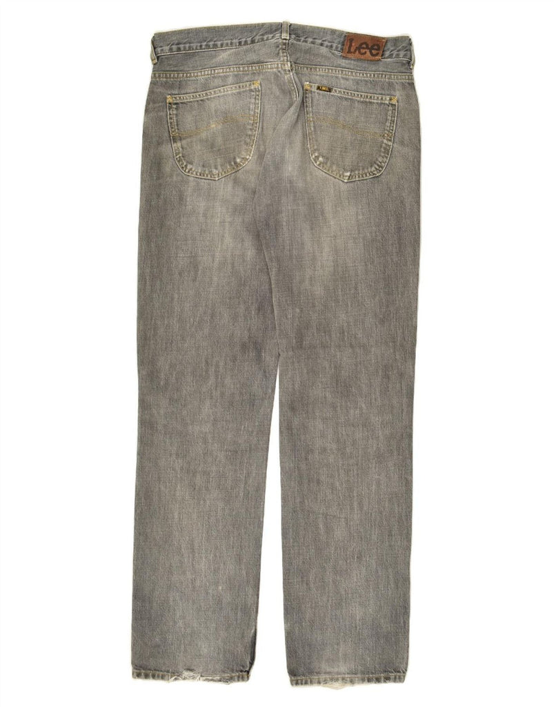 LEE Mens Straight Jeans W36 L33  Grey | Vintage Lee | Thrift | Second-Hand Lee | Used Clothing | Messina Hembry 