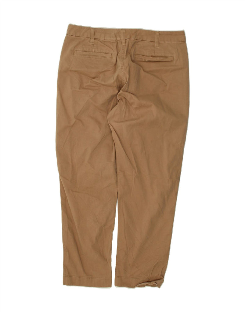 J. CREW Womens Girlfriend Tapered Chino Trousers US 10 Large W32 L25 Beige | Vintage J. Crew | Thrift | Second-Hand J. Crew | Used Clothing | Messina Hembry 