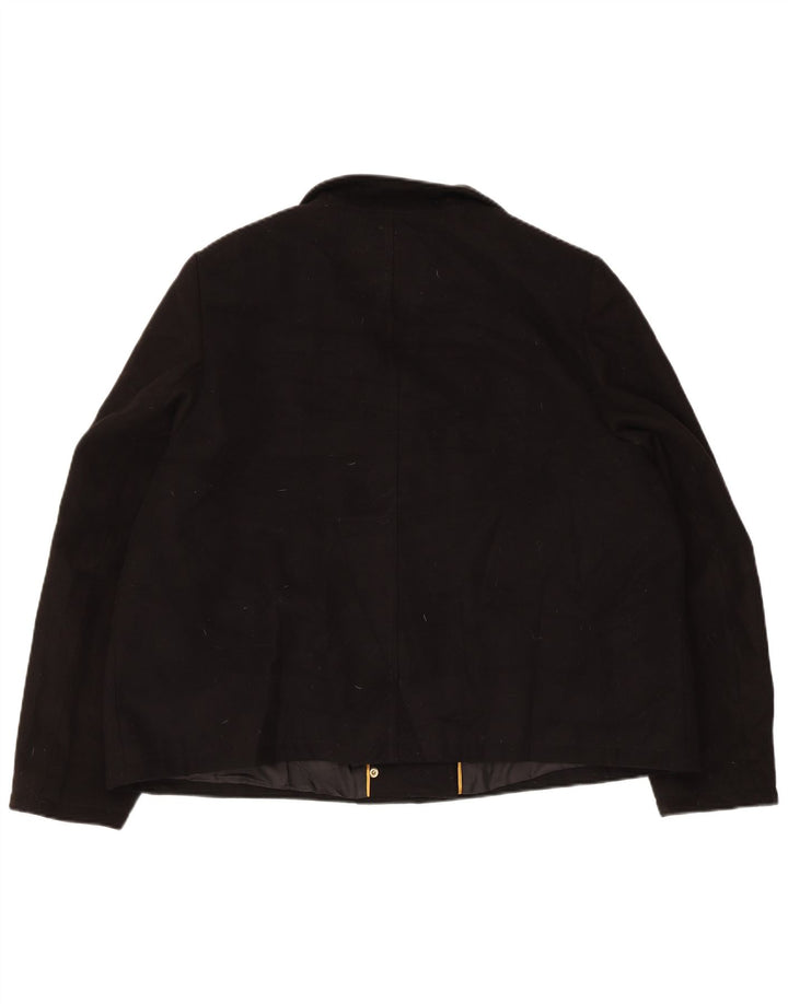 Marks & Spencer Womens Bomber Jacket UK 20 2XL Black Polyester