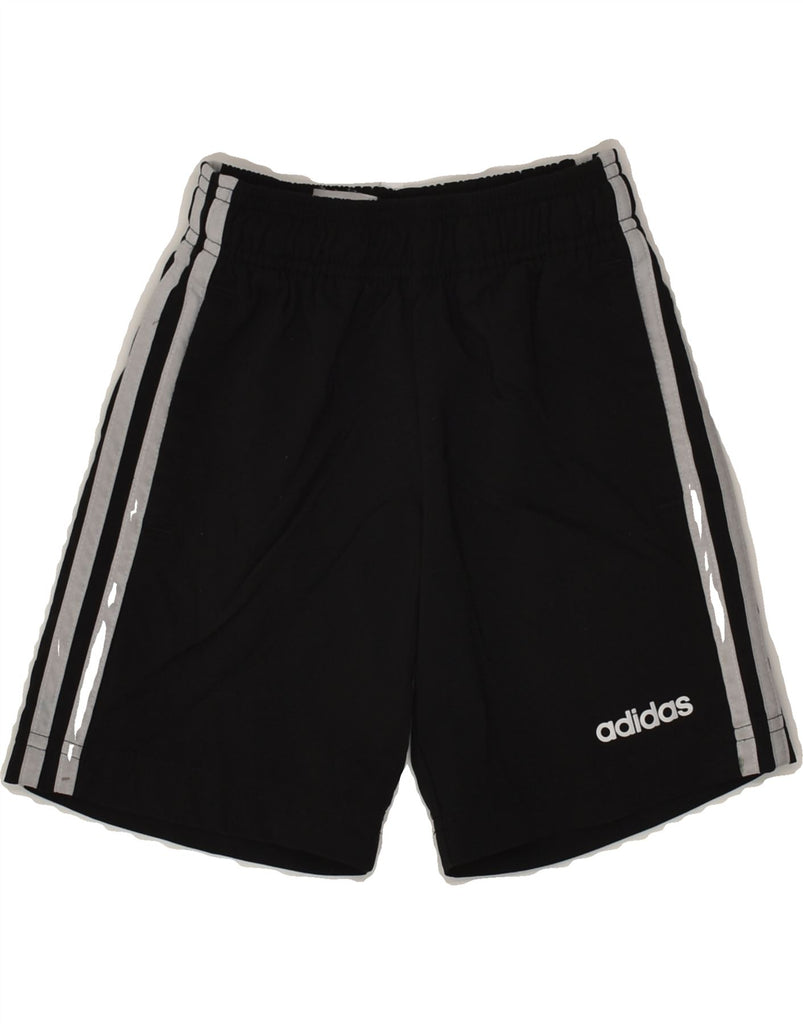 ADIDAS Boys Sport Shorts 5-6 Years Black Polyester | Vintage Adidas | Thrift | Second-Hand Adidas | Used Clothing | Messina Hembry 