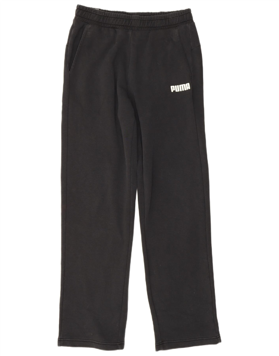 Puma Mens Tracksuit Trousers Medium Black Cotton