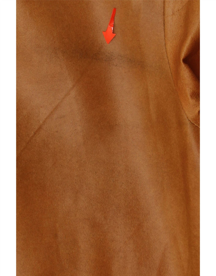 VINTAGE Mens Leather Jacket IT 50 Large Brown Leather Vintage Vintage and Second-Hand Vintage from Messina Hembry 