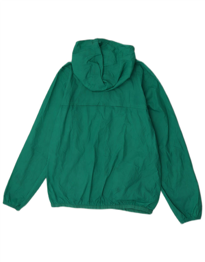 K-Way Girls Hooded Rain Jacket 11-12 Years Green