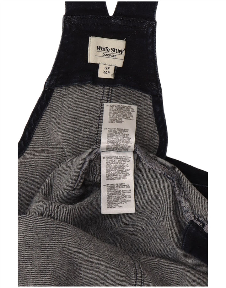 White Stuff Womens Dungarees Slim Jeans UK 12 Medium W34 L27 Navy Blue