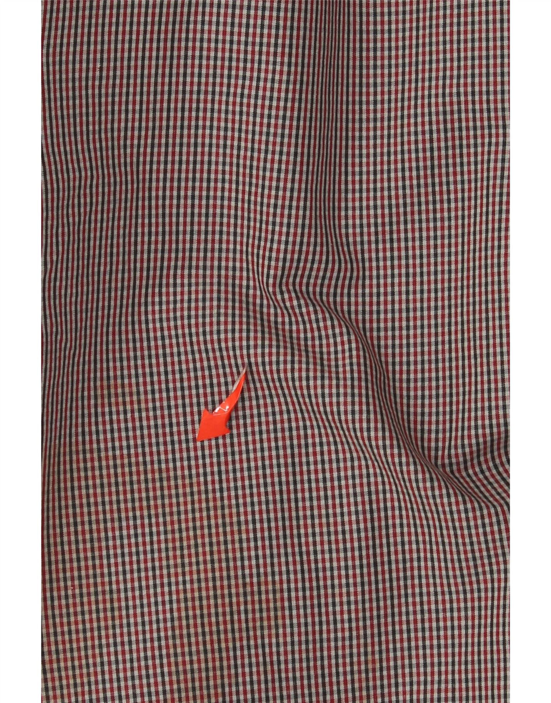 Quiksilver Mens Bomber Jacket UK 42 XL Red Gingham Cotton