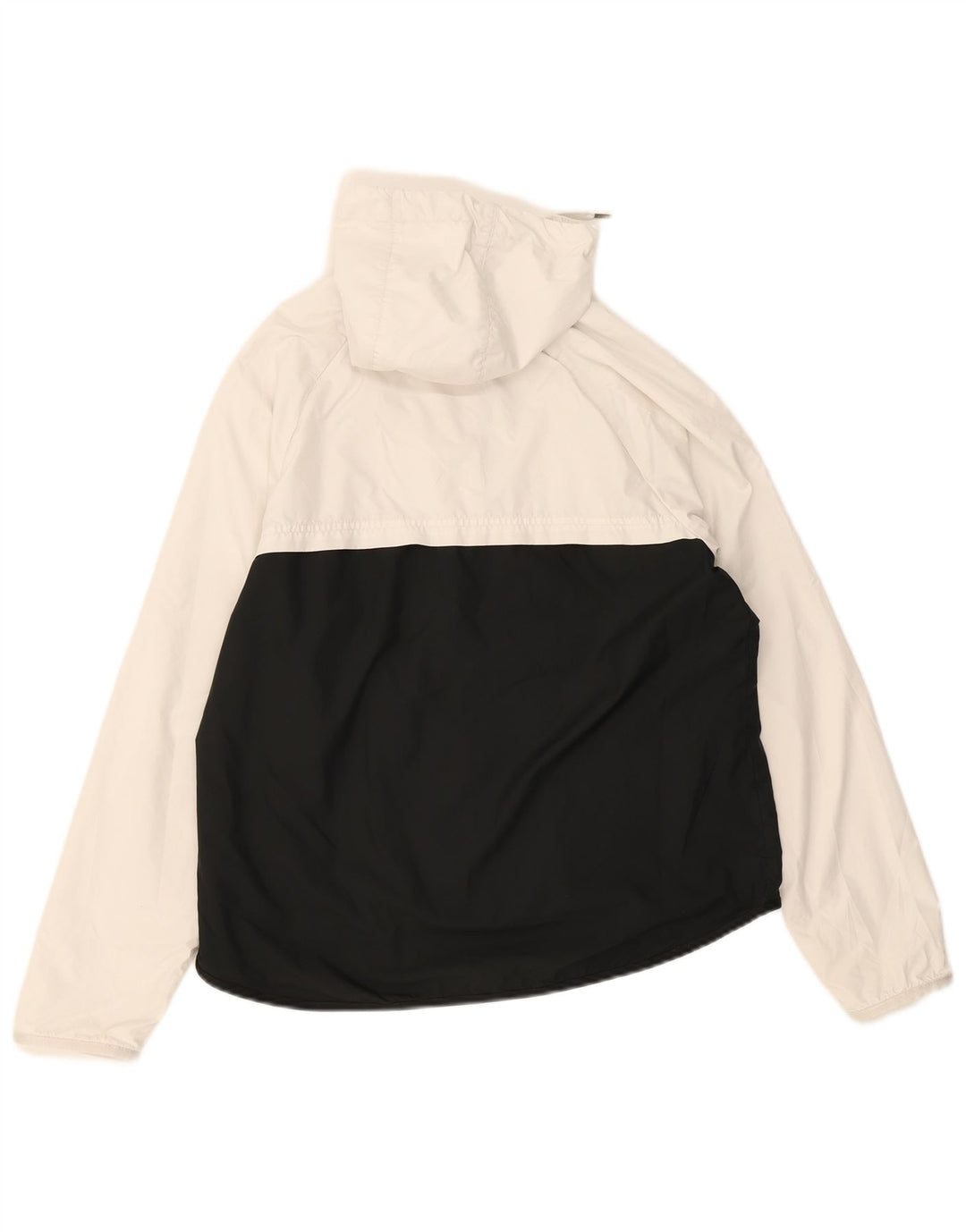 Nike Mens Hooded Rain Jacket UK 36 Small White Colourblock