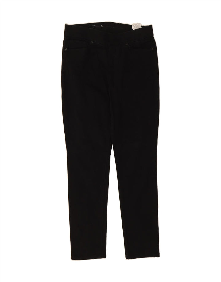 LEVI'S Womens Slim Casual Trousers US 8 Medium W29 L29 Black Cotton Vintage Levi's and Second-Hand Levi's from Messina Hembry 