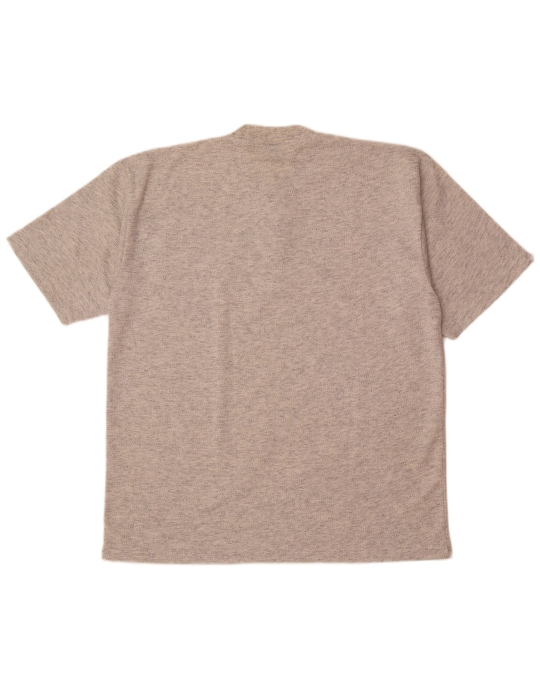 VINTAGE Mens T-Shirt Top XL Grey Flecked Cotton