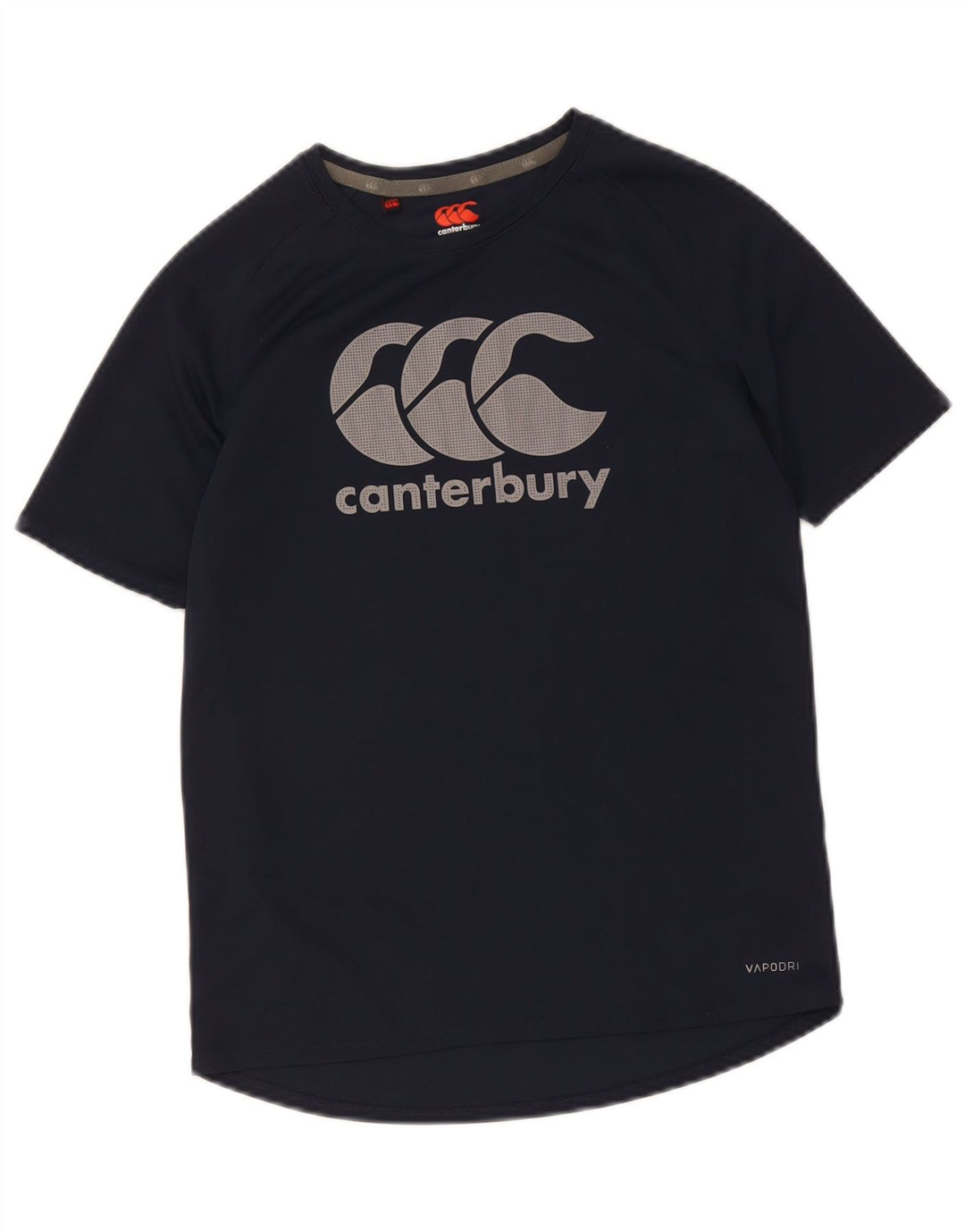 Canterbury Boys Graphic T-Shirt Top 13-14 Years Navy Blue Polyester