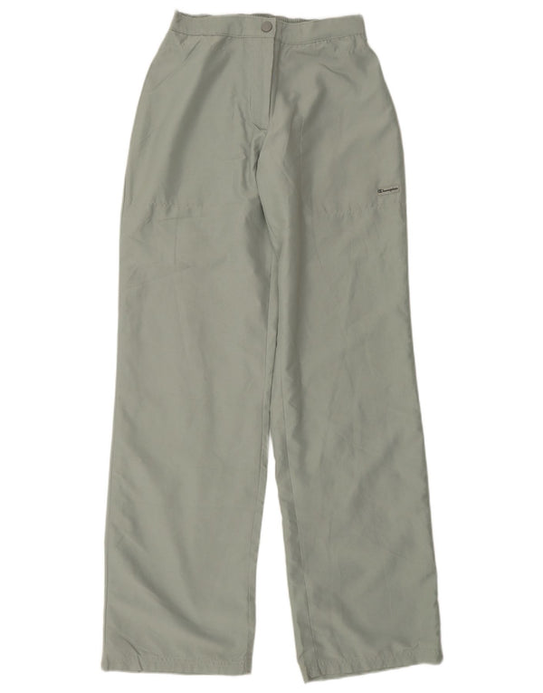 Champion Womens Windbreaker Trousers UK 8 Small Grey Polyester