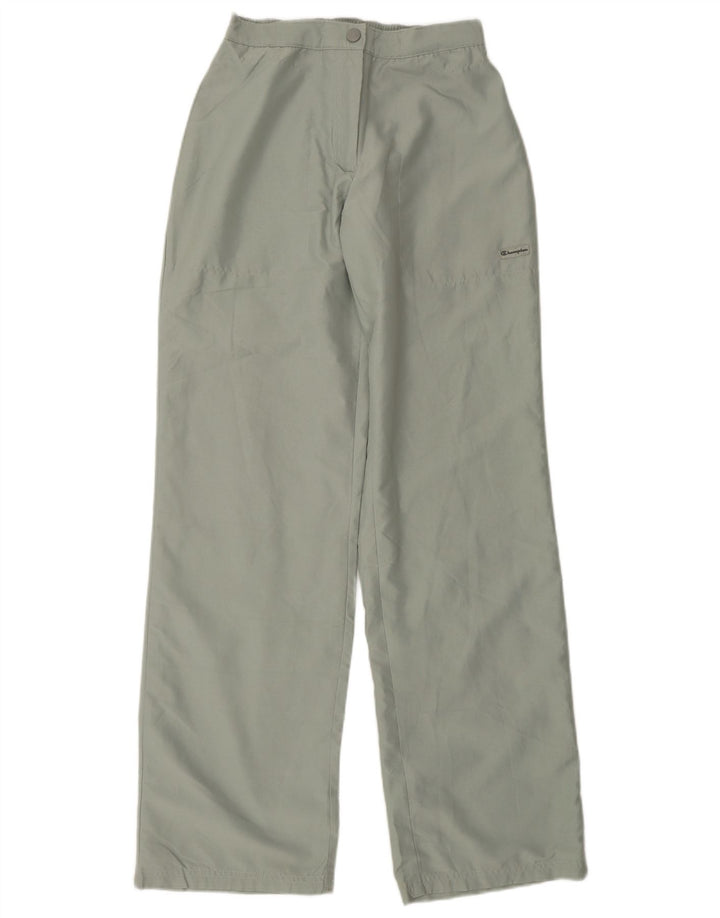 Champion Womens Windbreaker Trousers UK 8 Small Grey Polyester