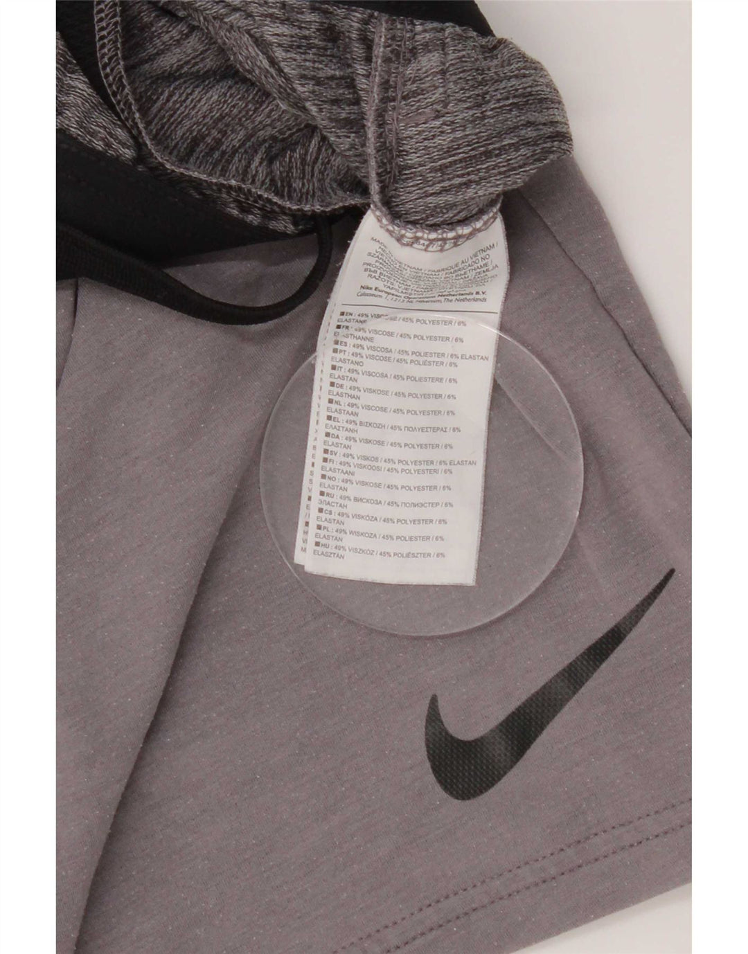 Nike Mens Dri Fit Sport Shorts Medium Grey Viscose
