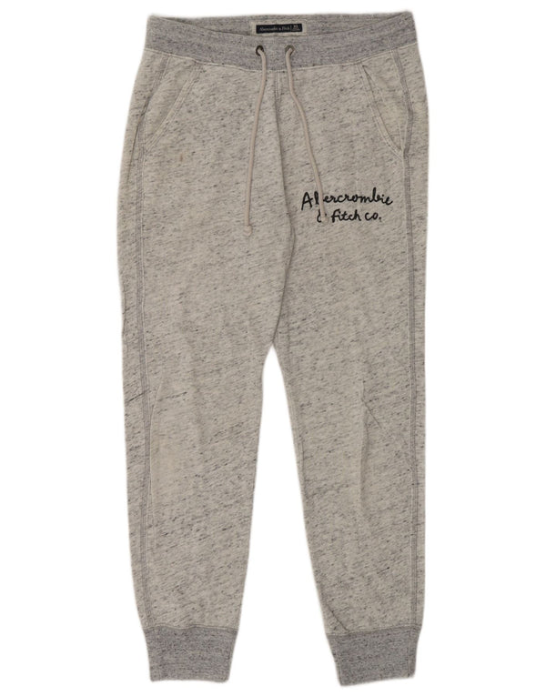 Abercrombie & Fitch Womens Tracksuit Trousers Joggers XS Grey Cotton